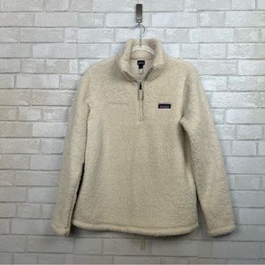 Patagonia 1/4 Zip Los Gatos Fleece Pullover Dyno White